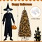 Costway 6 FT Artificial Halloween Tree with 618 Branch Tips 280 Warm White LED Lights